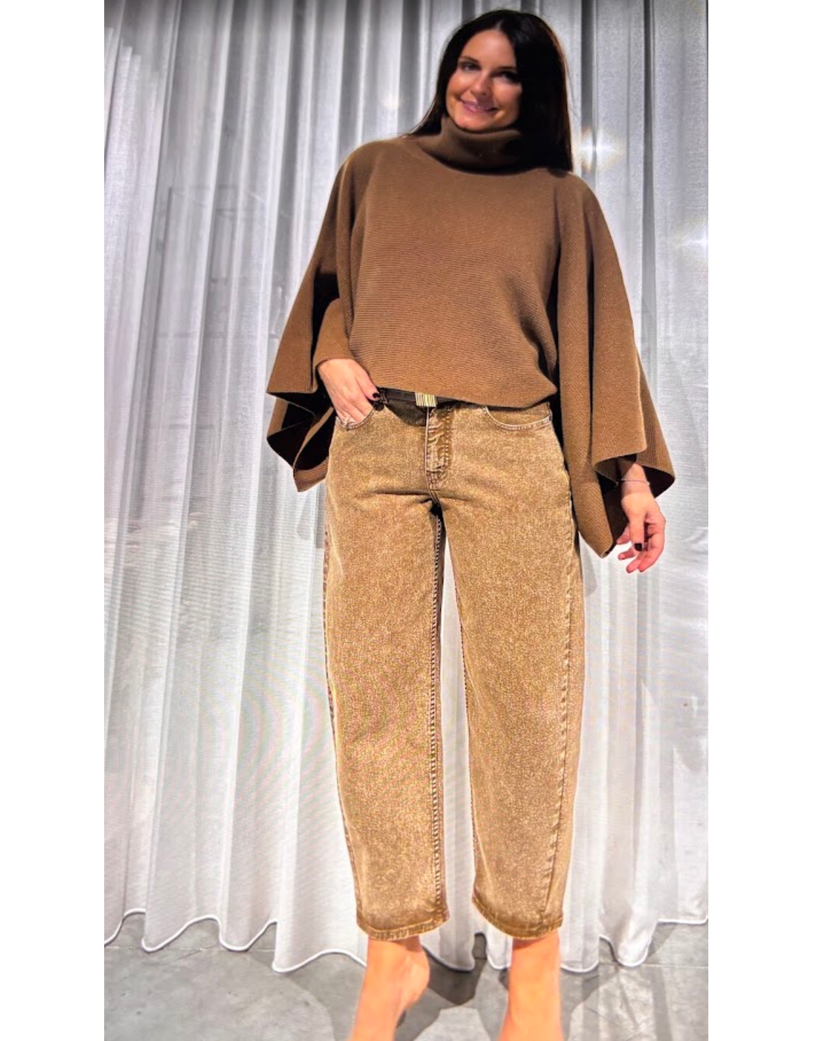 MARCH23 TROUSERS LIMA OLIVE WASHED