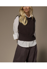 LALOTTI FEM DEBARDEUR DARK BROWN