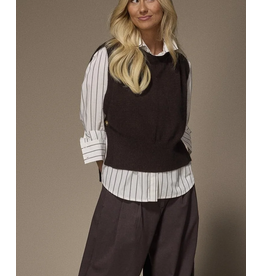 LALOTTI FEM DEBARDEUR DARK BROWN