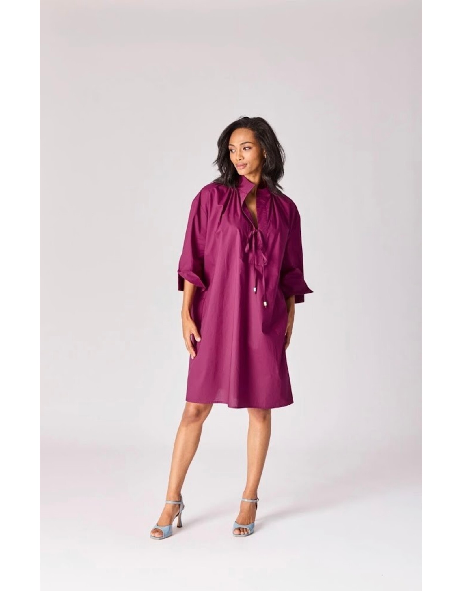 LALOTTI ORPHELIE SHORT DRESS PLUME