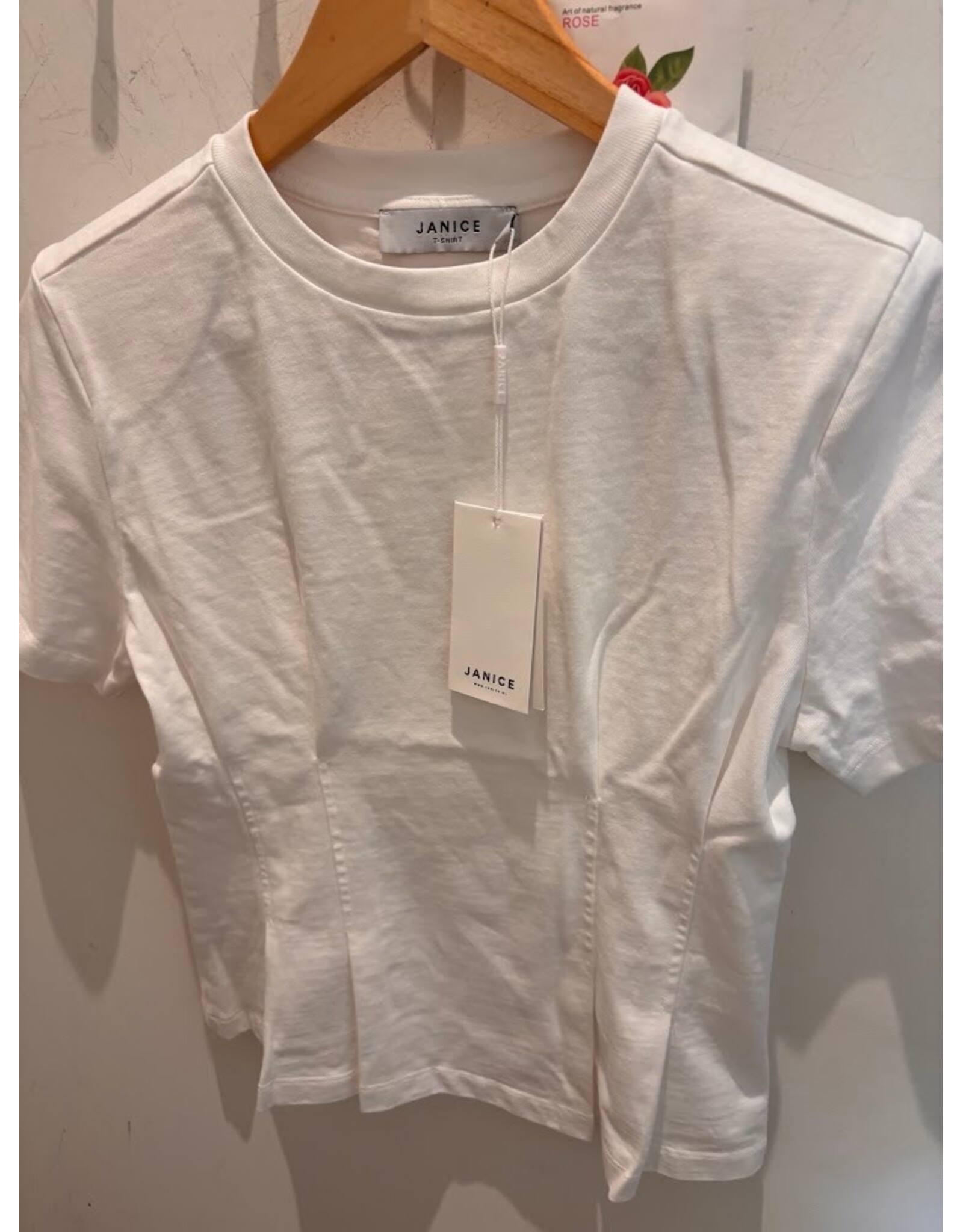 JANICE KEON WHITE T-SHIRT