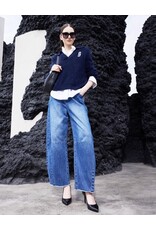 JANICE RESORT BLUE POLO HALS DAMES TRUI MERINO WOL CASHMERE