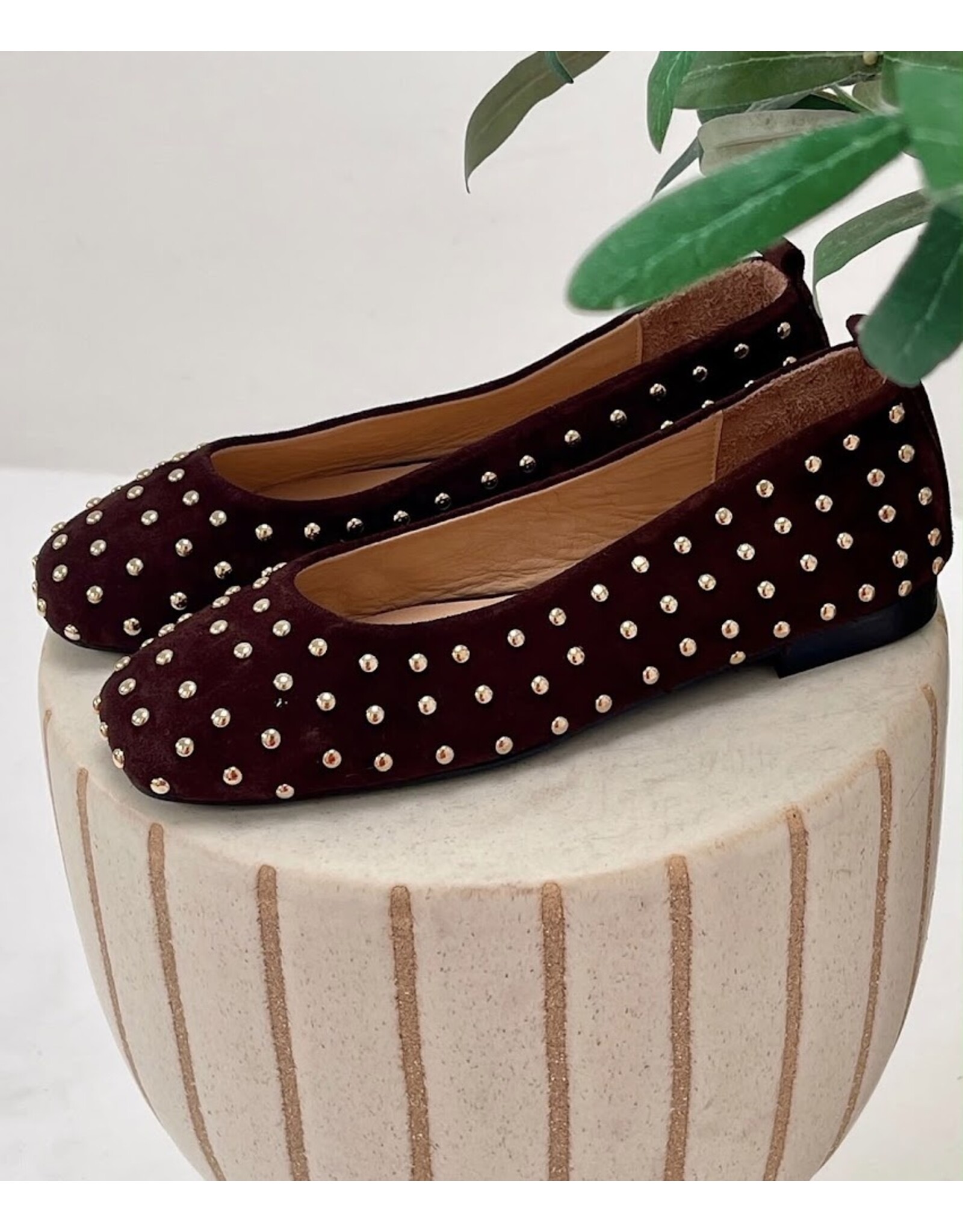 Babouche MG BLING DARK BROWN
