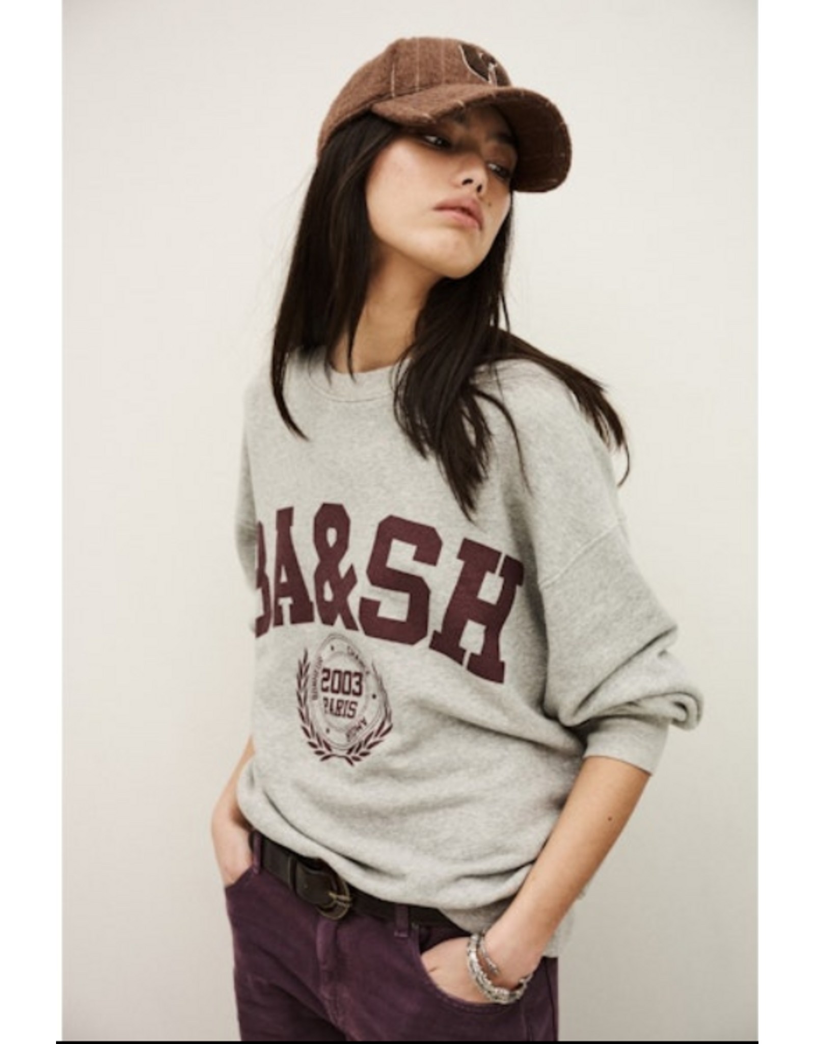 BA&SH SWEATSHIRT BENJAMIN GRISCHINE
