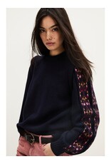 BA&SH PULL ELDA ENCRE LONG SLEEVES KNIT