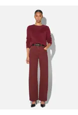JANICE BARREL JEANS DAMES STRETCH MID RISE BAXTER BURGUNDY
