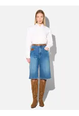 JANICE JEANS SHORT DAMES STRETCH DENIM BRYCE BLAUW