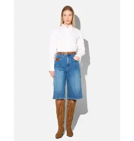 JANICE JEANS SHORT DAMES STRETCH DENIM BRYCE BLAUW