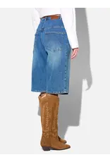 JANICE JEANS SHORT DAMES STRETCH DENIM BRYCE BLAUW