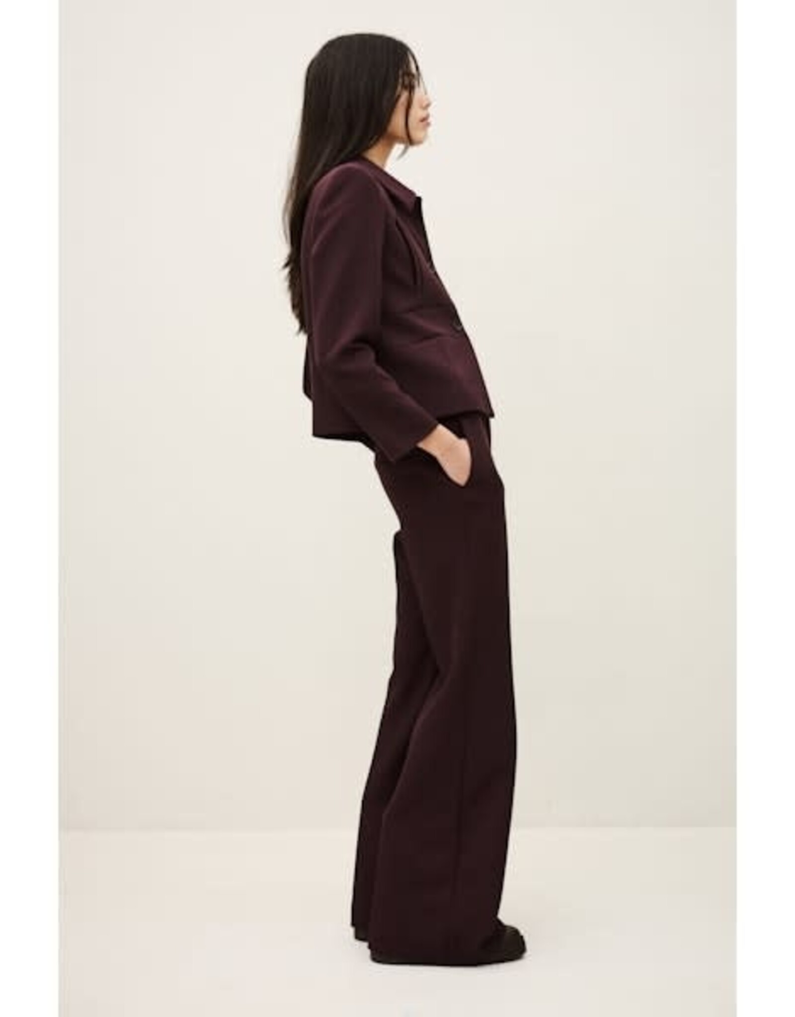 BA&SH VESTE IDELIE GRENAT
