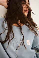 BA&SH SWEATSHIRT SWING BLEUGLACIER