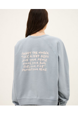 BA&SH SWEATSHIRT SWING BLEUGLACIER