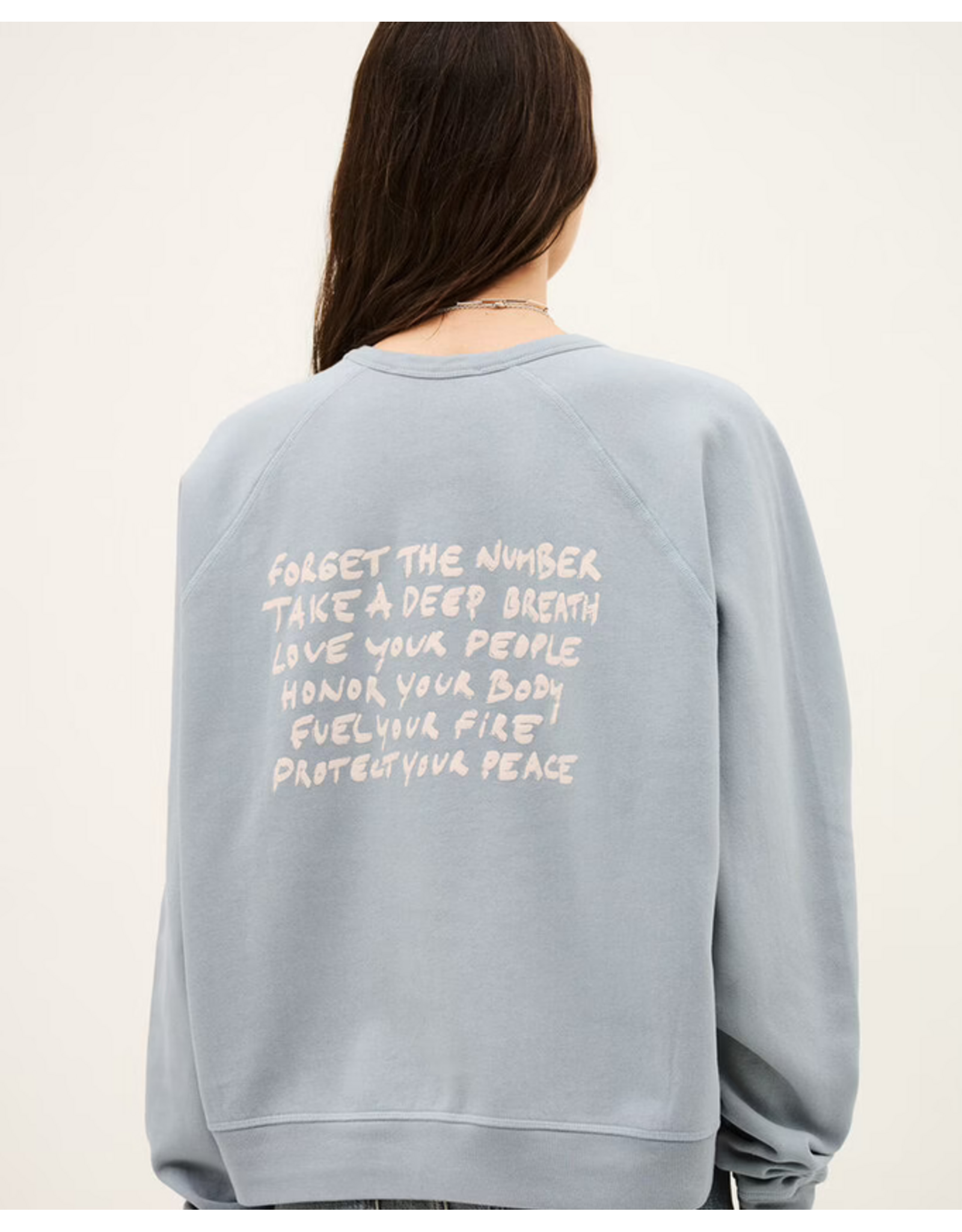 BA&SH SWEATSHIRT SWING BLEUGLACIER