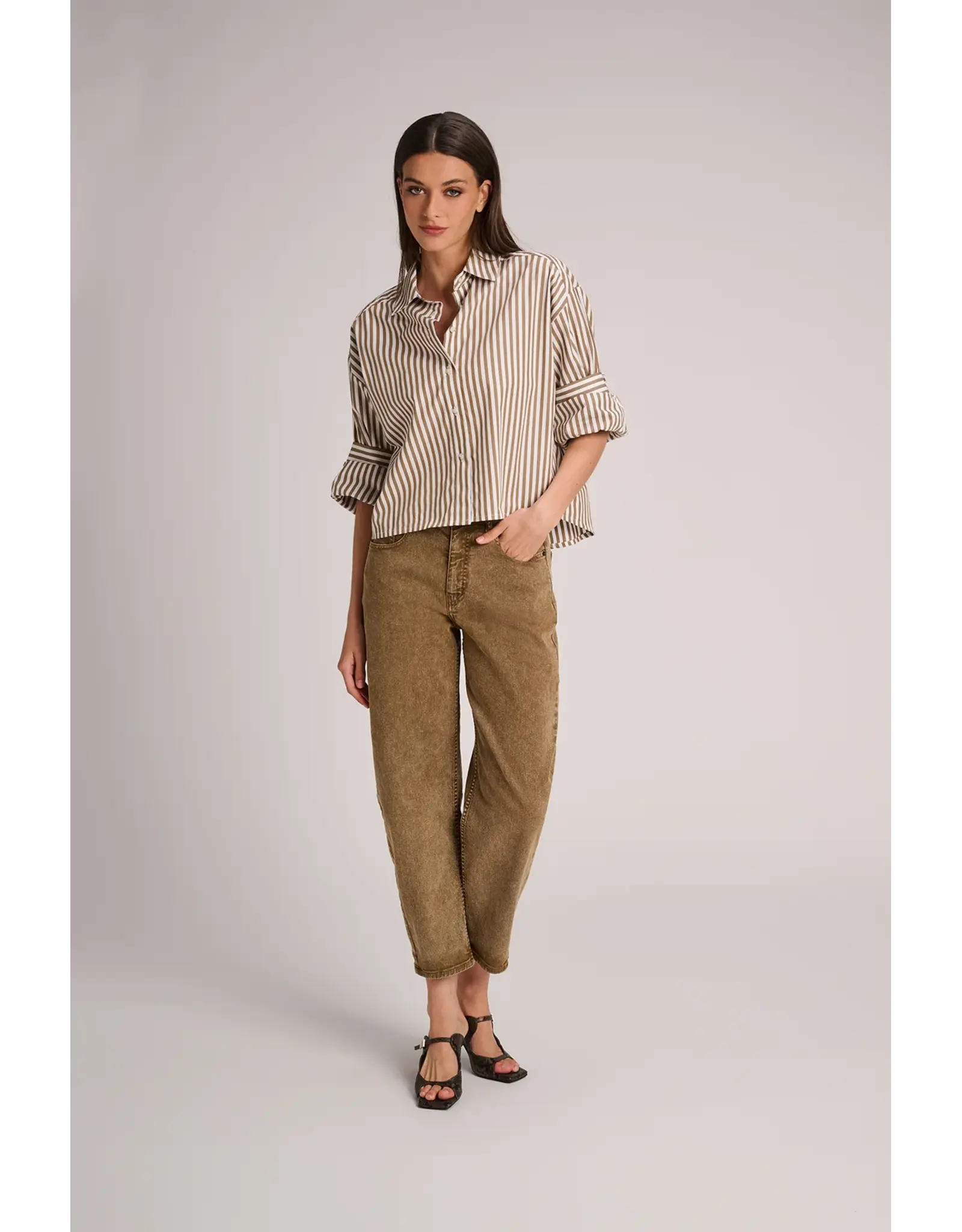 MARCH23 TROUSERS LIMA OLIVE WASHED