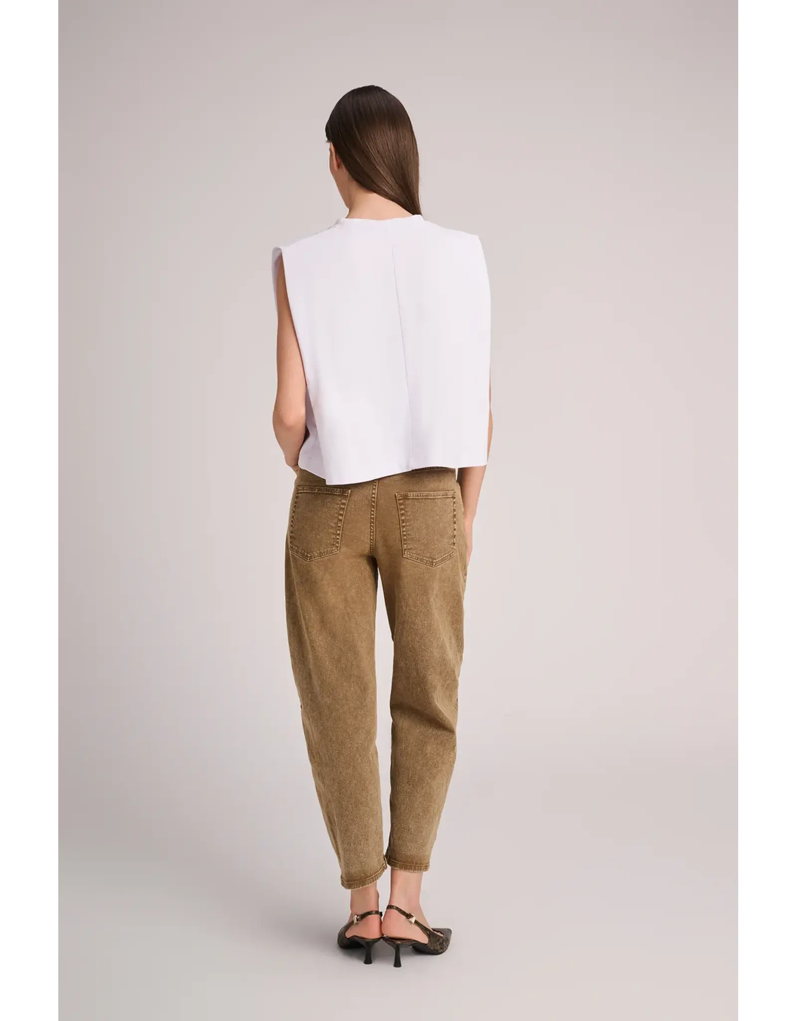 MARCH23 TROUSERS LIMA OLIVE WASHED