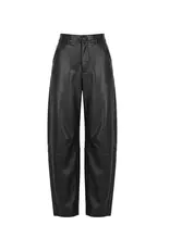 MARCH23 TROUSERS BRUSSELS LEATHER BLACK