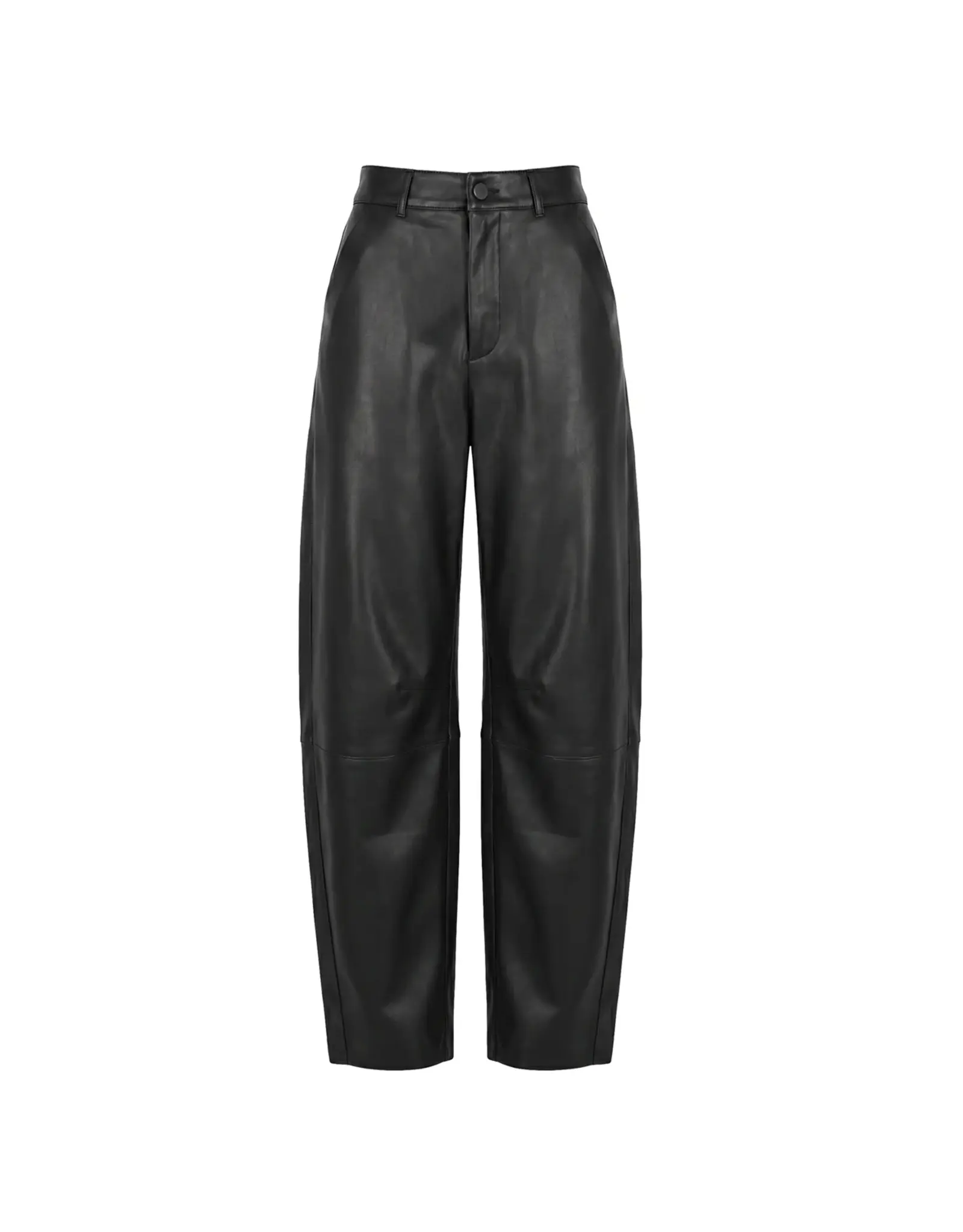 MARCH23 TROUSERS BRUSSELS LEATHER BLACK