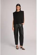 MARCH23 TROUSERS BRUSSELS LEATHER BLACK