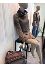 JANICE MAVE DARK BROWN PULLOVER