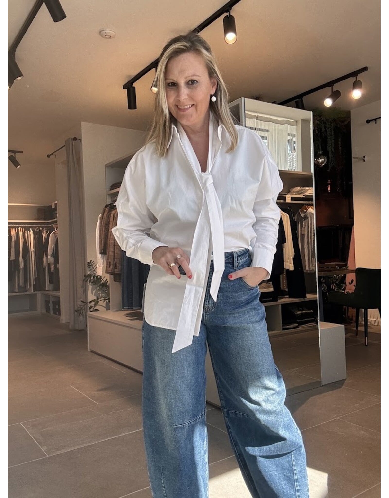 JANICE GLYN OFF WHITE HEMD +DAS