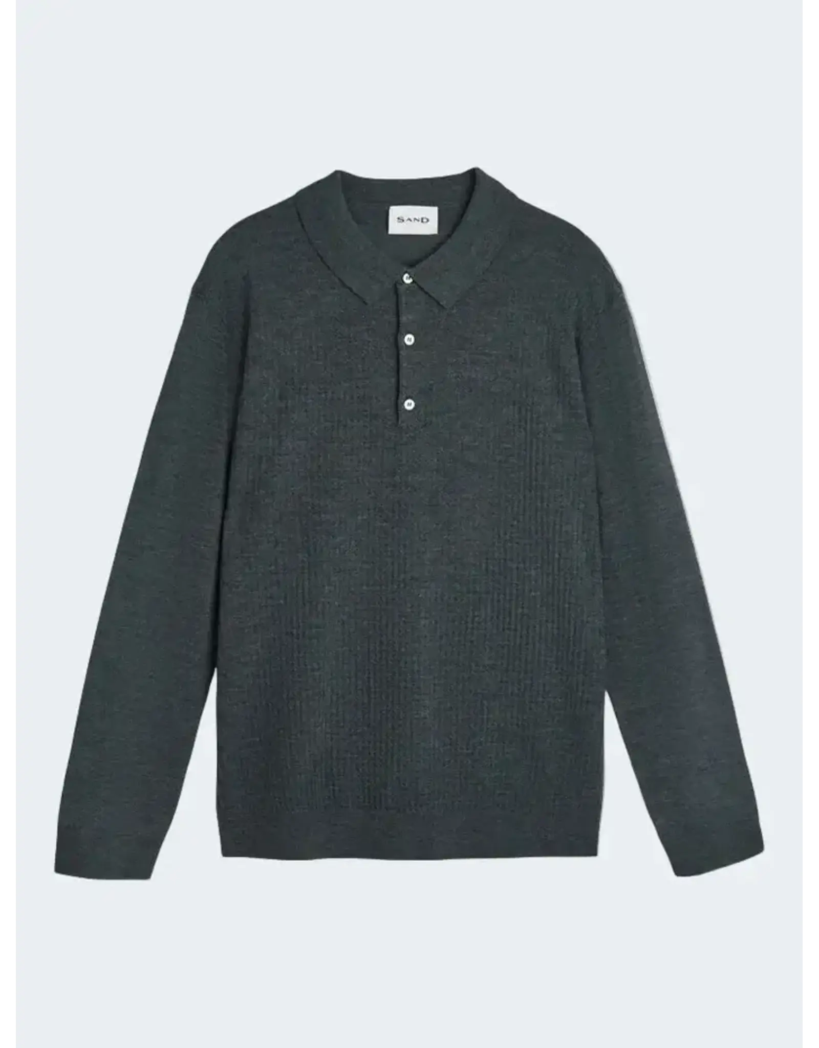 SAND MERINO 14 POLO PULL