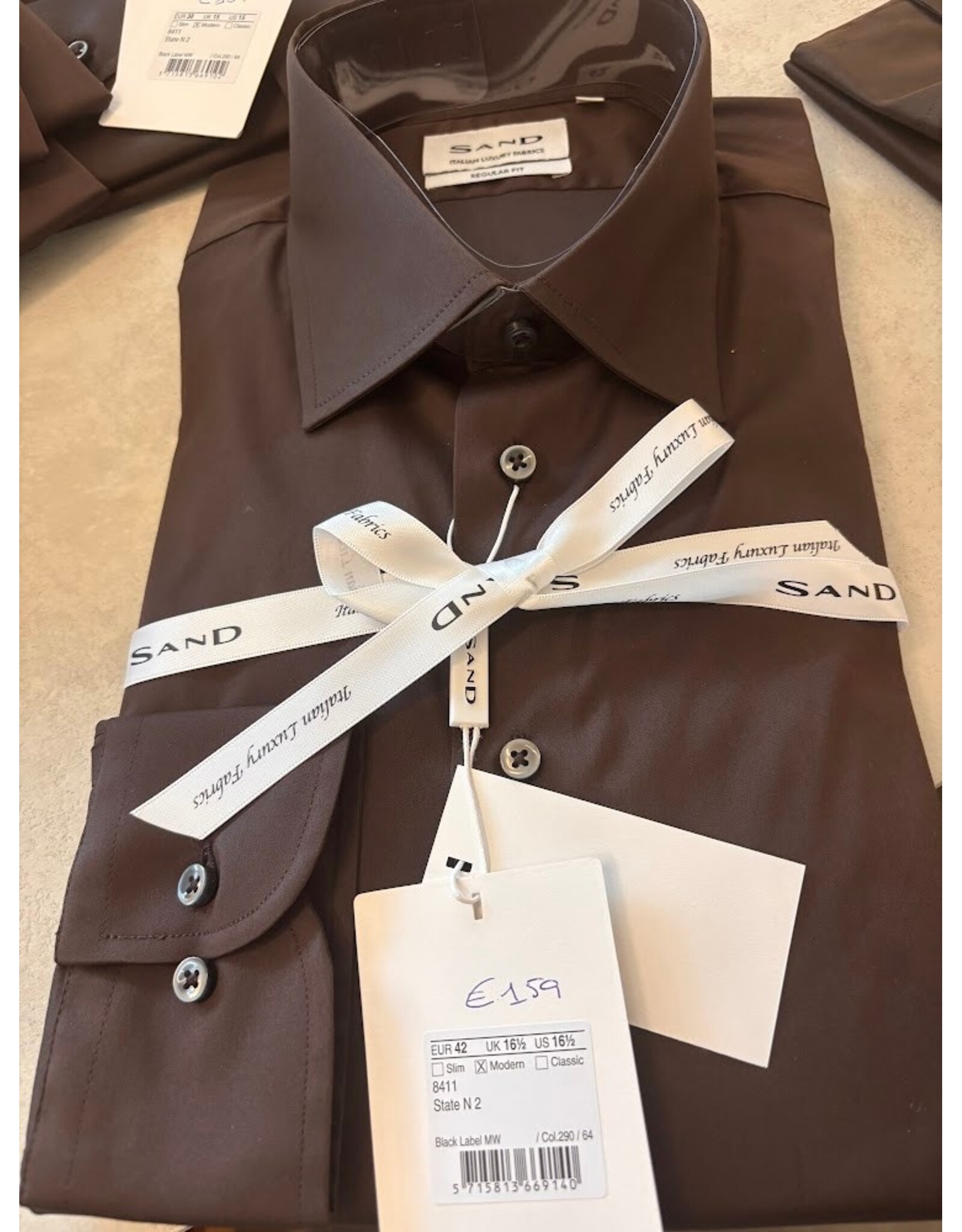 SAND STATE 8411 HEMD BROWN