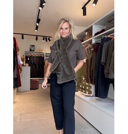 NENETTE 42BB-ZOEY ACCESSORIO SCIARPA VERDE MILITARE