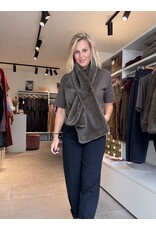 NENETTE 42BB-ZOEY ACCESSORIO SCIARPA VERDE MILITARE