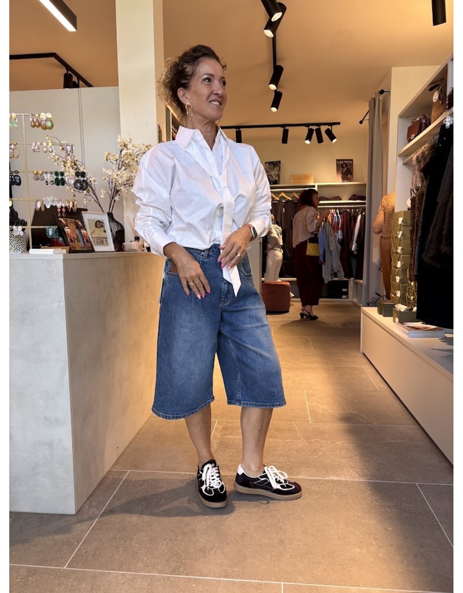 JANICE GLYN OFF WHITE HEMD +DAS