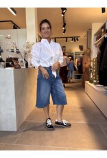 JANICE JEANS SHORT DAMES STRETCH DENIM BRYCE BLAUW
