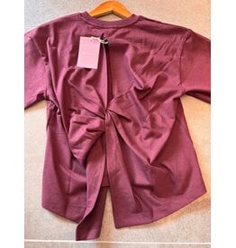 AMANDINE OFFICIAL TW26ULLA01 T-SHIRT BORDEAUX