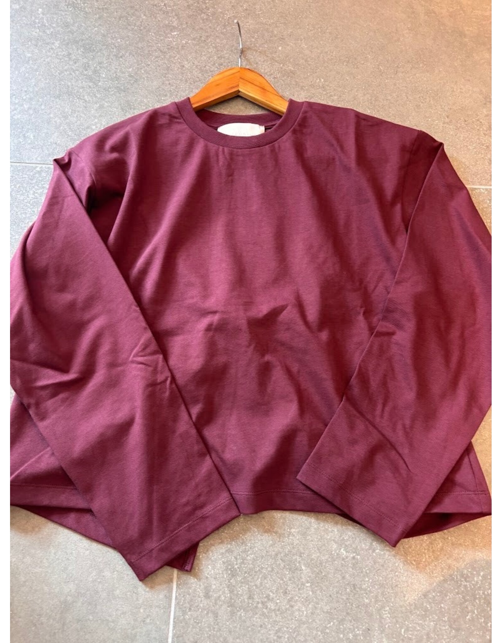AMANDINE OFFICIAL TW26ULLA01 T-SHIRT BORDEAUX