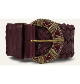 BA&SH CEINTURE BYRON BORDEAUX