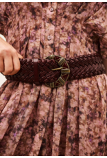 BA&SH CEINTURE BYRON BORDEAUX