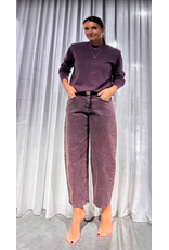 MARCH23 TROUSERS LIMA GRAPE WASHED