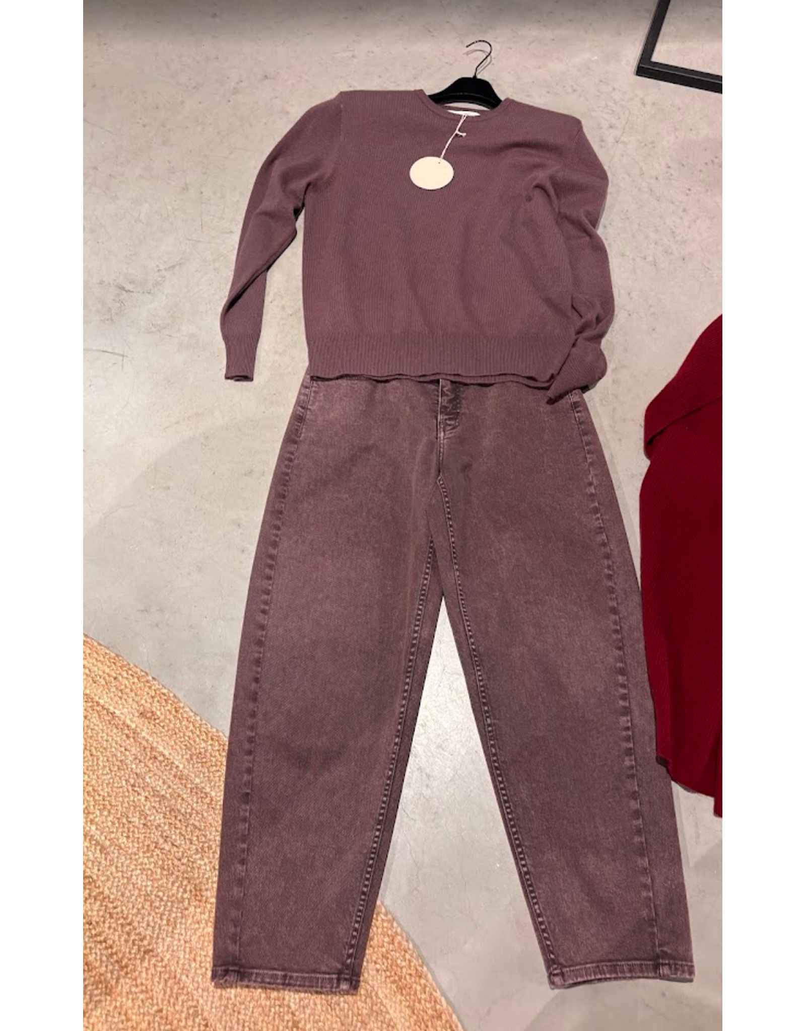 MARCH23 TROUSERS LIMA GRAPE WASHED