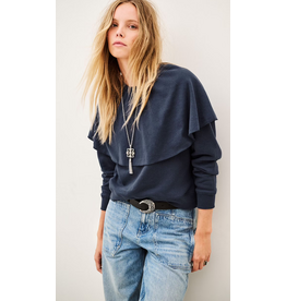 BA&SH SWEATSHIRT DEHINA ENCRE