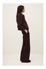 BA&SH PANTALON IMAN GRENAT