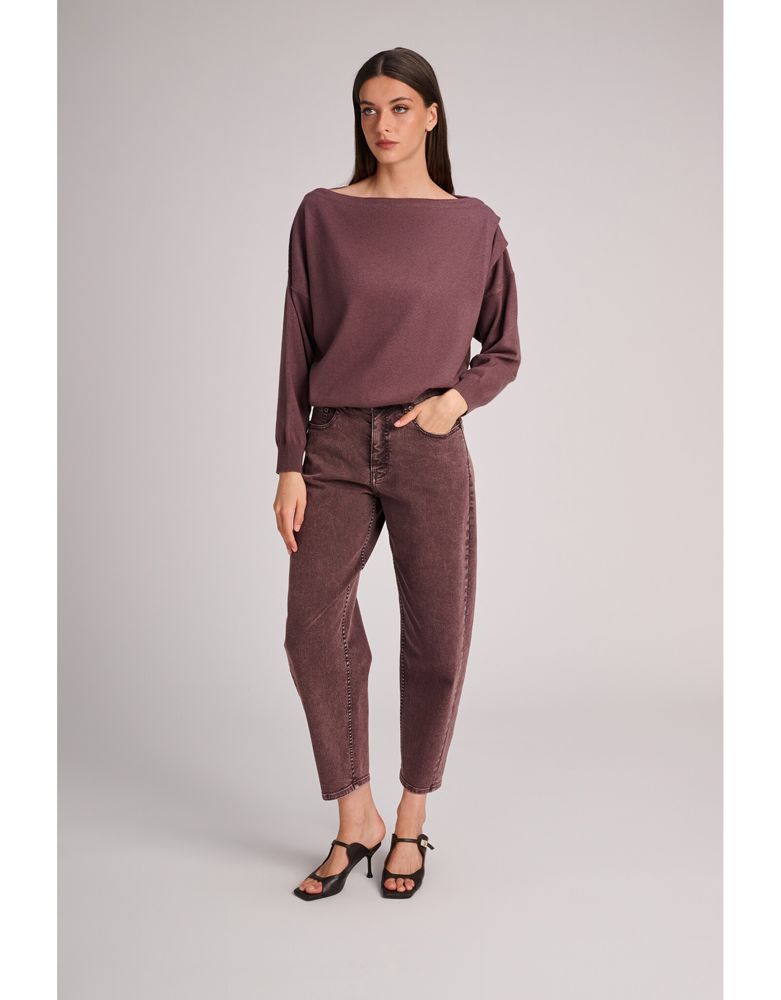 MARCH23 TROUSERS LIMA GRAPE WASHED