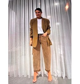 MARCH23 BLAZER NAPLES COOLWOOL OLIVE