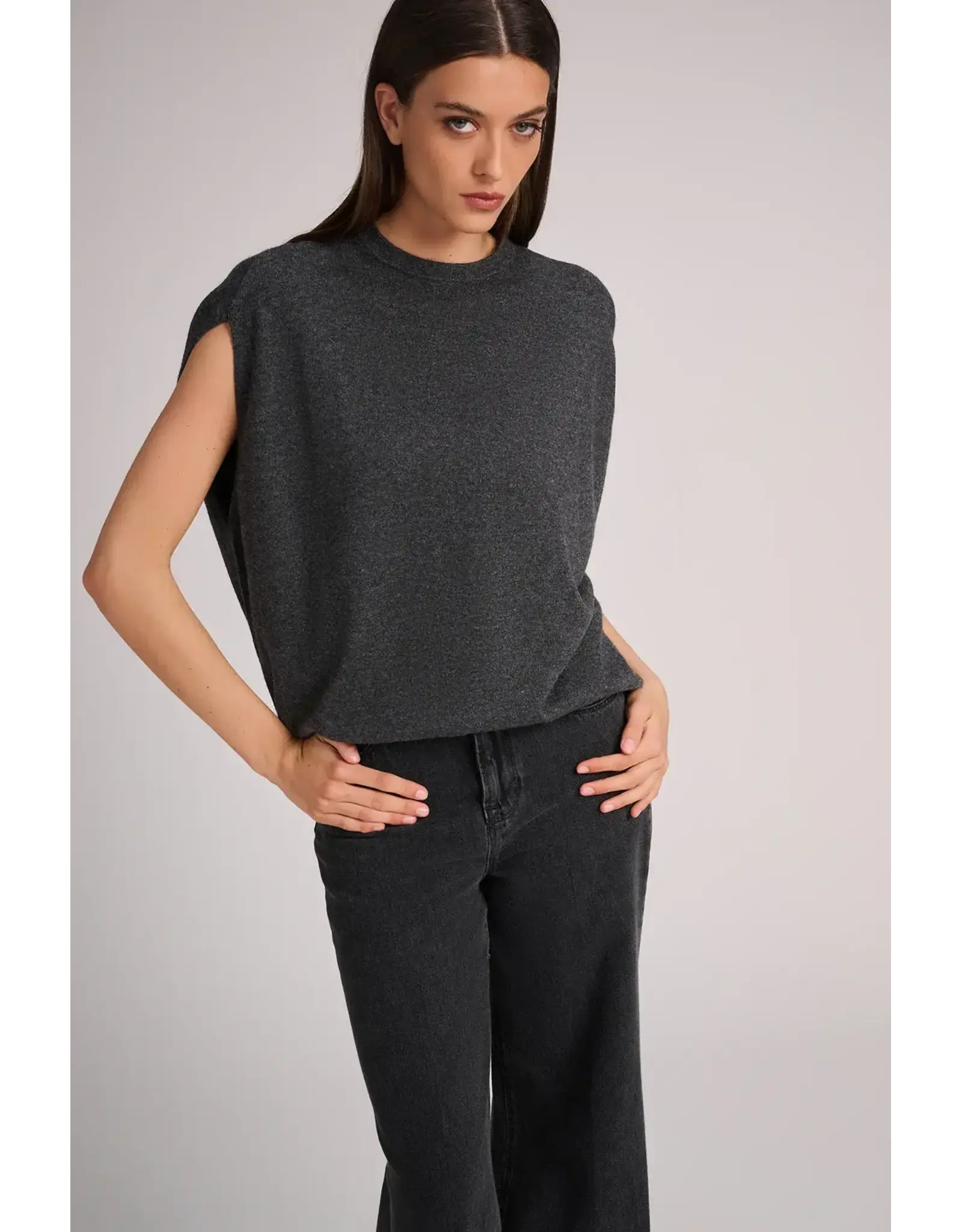 MARCH23 PULL AMSTERDAM DARK GREY WOOLBLEND