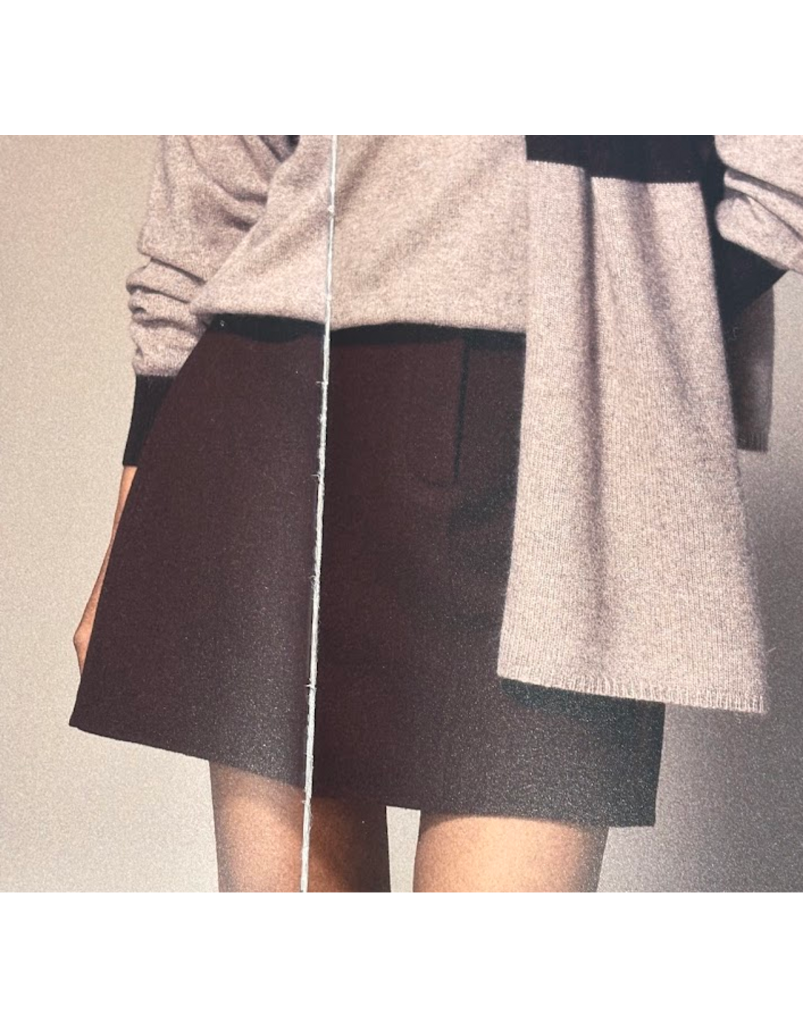 LALOTTI LINO SKIRT BROWN