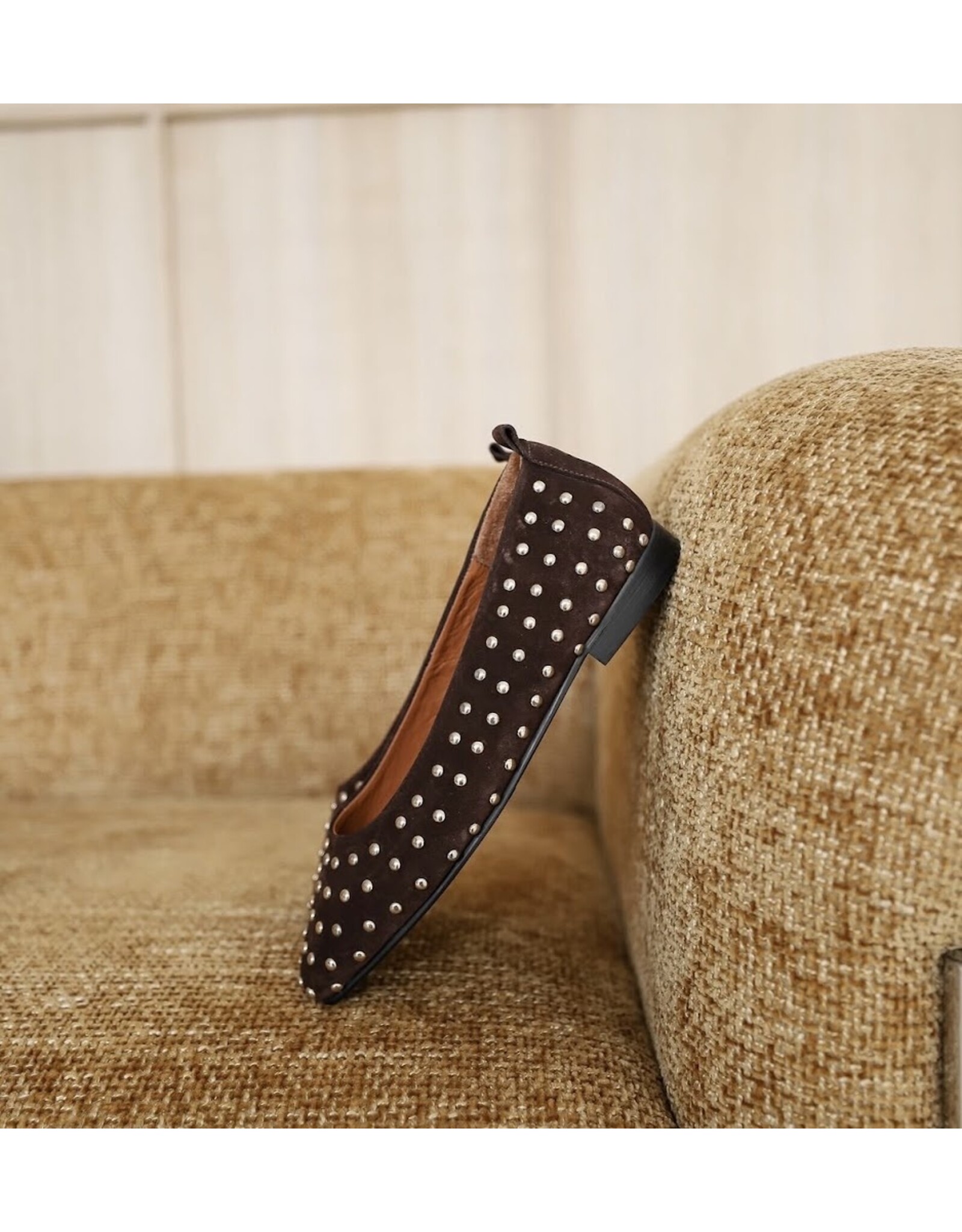 Babouche MG BLING DARK BROWN