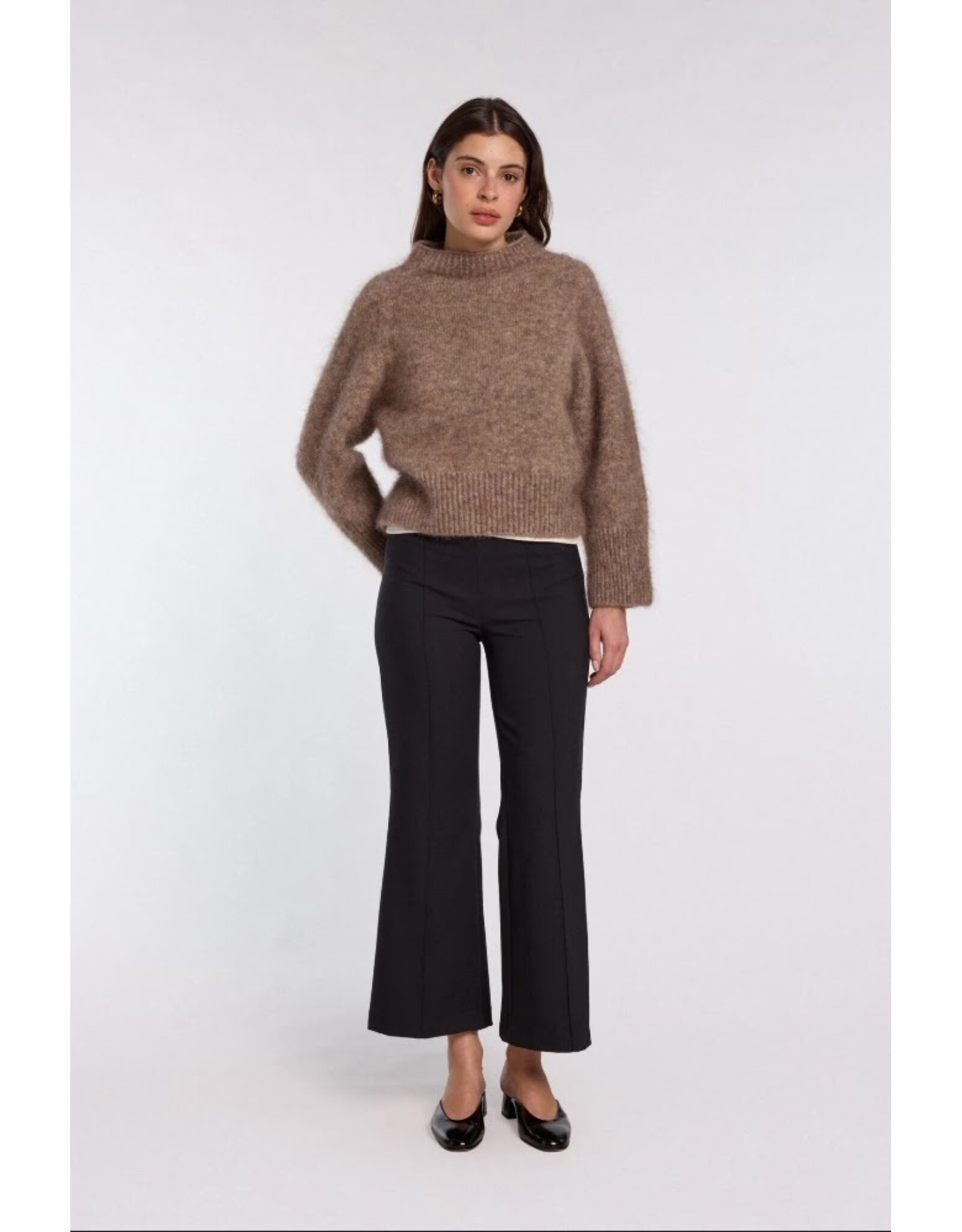 NITAH PULL NINA MARRON CHINE