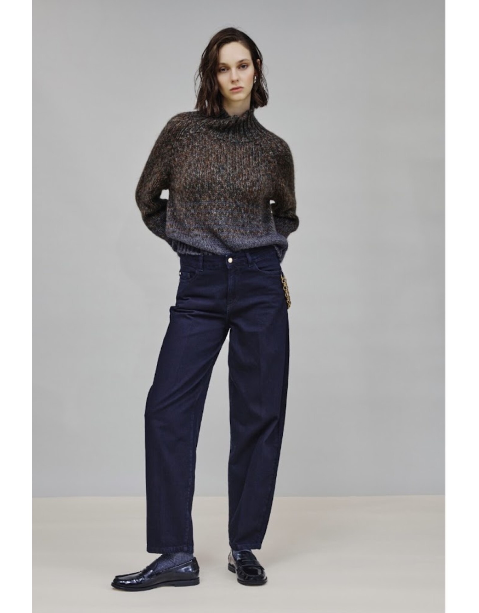 NENETTE 42BB-SER DENIM BALOON BLUE/BLACK