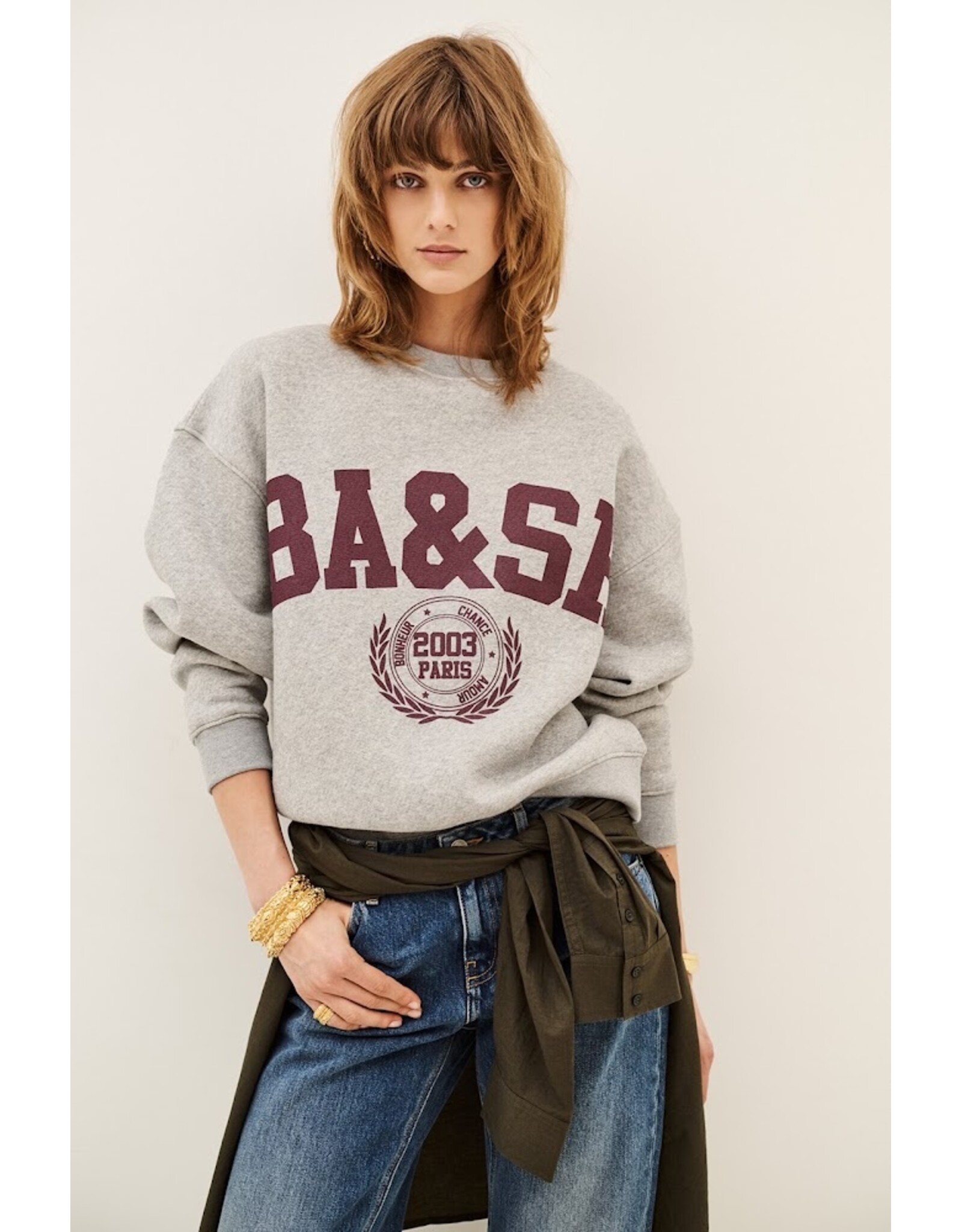 BA&SH SWEATSHIRT BENJAMIN GRISCHINE