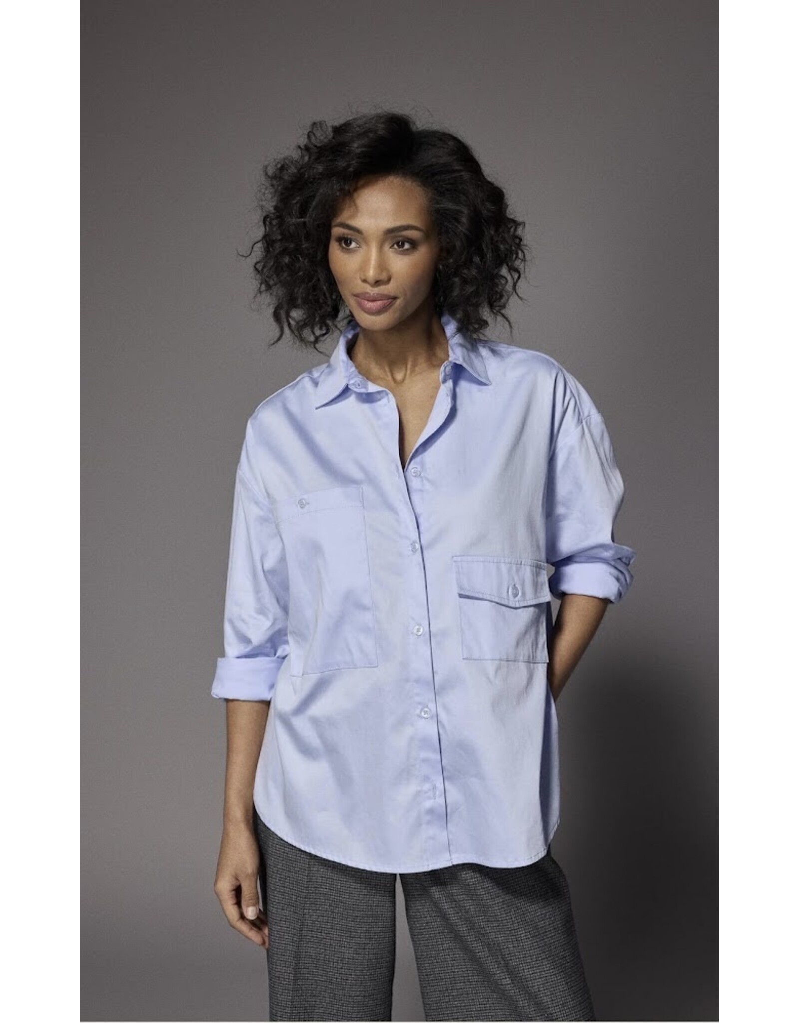LALOTTI NORABEL BLOUSE LIGHT BLUE