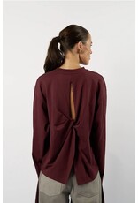 AMANDINE OFFICIAL TW26ULLA01 T-SHIRT BORDEAUX