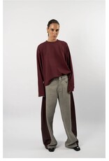 AMANDINE OFFICIAL TW26ULLA01 T-SHIRT BORDEAUX