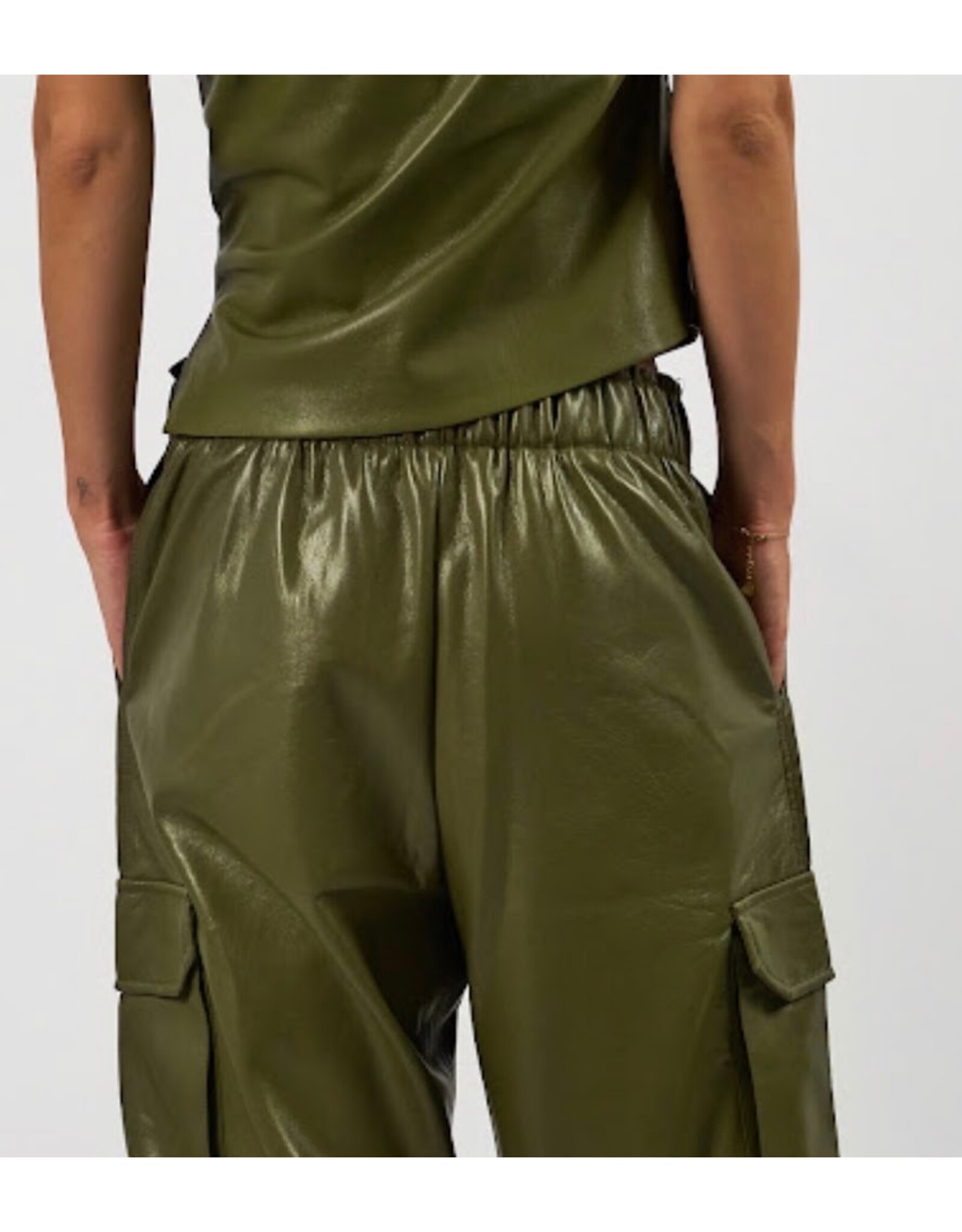 AMANDINE OFFICIAL PW26OLGA01 PANTALON KAKI